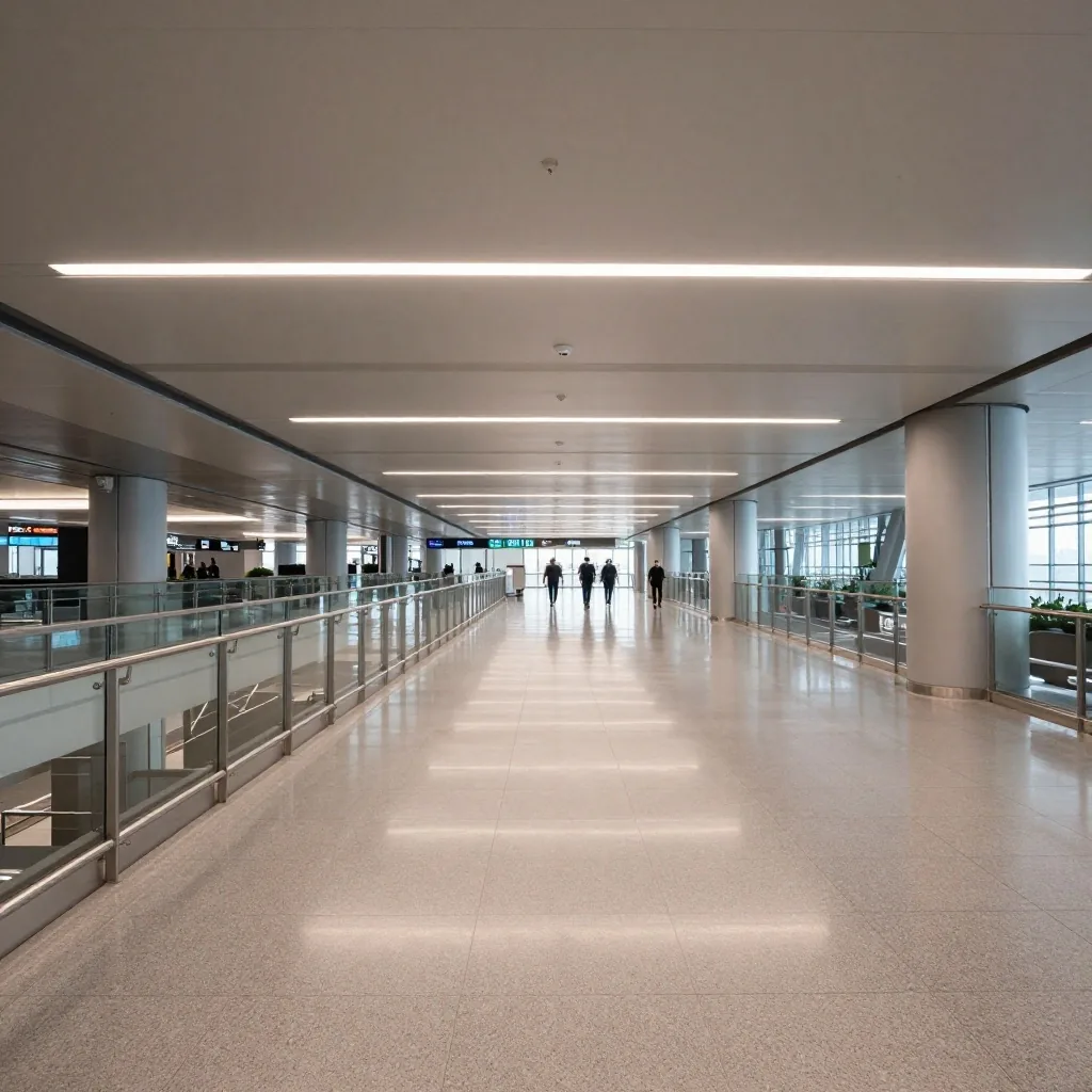Digital informational signage at Melbourne Airport
