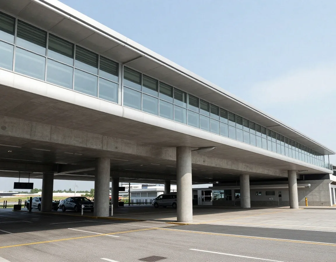 Melbourne Airport Terminal 1-2-3 multi-deck garage structure